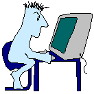 computer geek cartoon